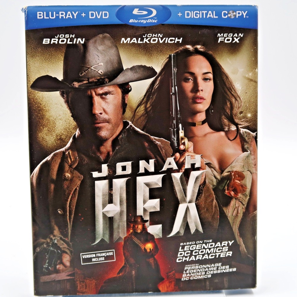 Jonah Hex Blu-ray DVD 2010 Josh Brolin Megan Fox John Malkovich DC Comics